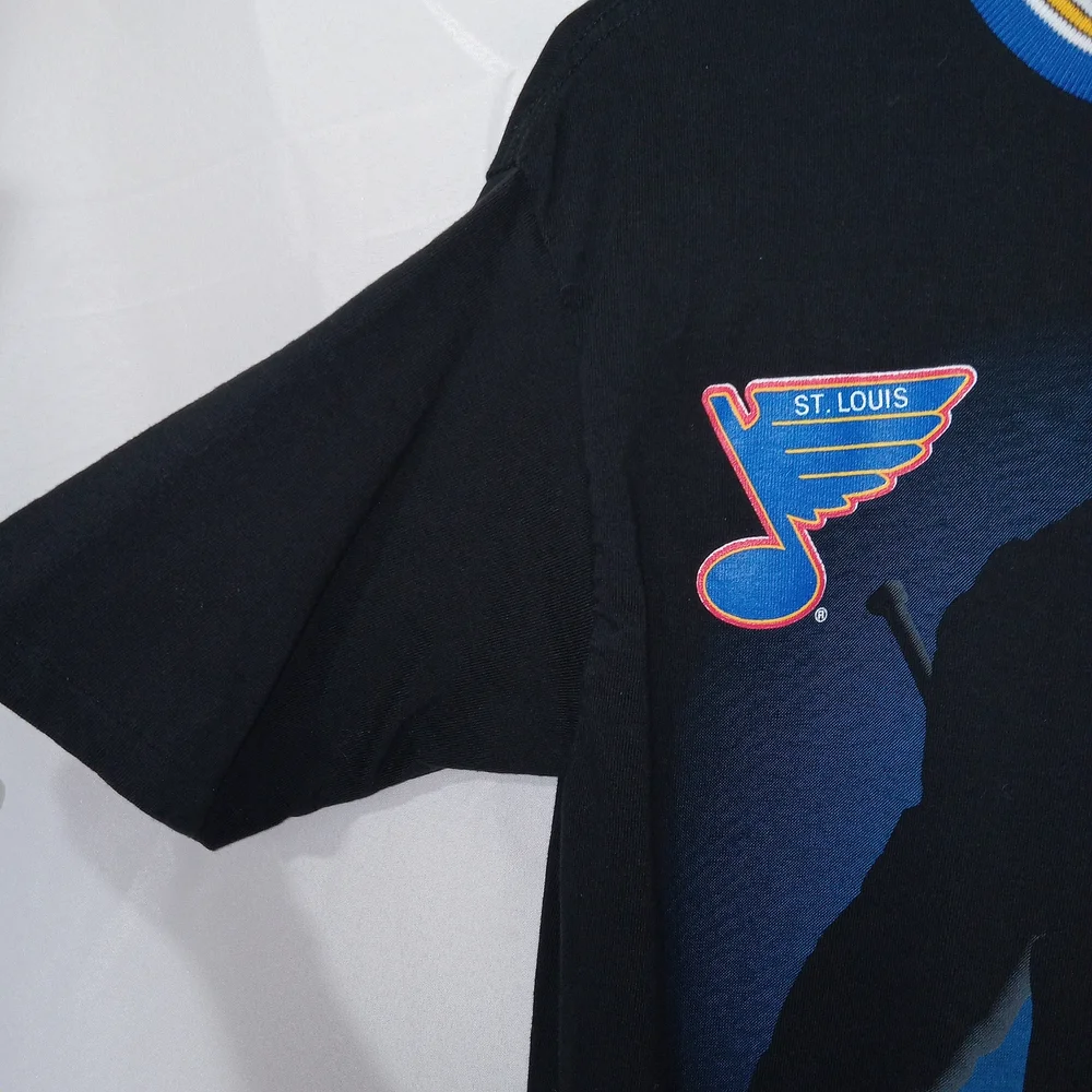 Vintage St. Louis Blues Hockey Goalie  T-Shirt Men’s Size “XL” 90s Fits Like M/L - Picture 2 of 11
